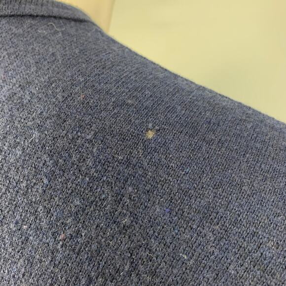 COMME des GARCONS Size M Navy Solid Wool Blend Pullover - Picture 4 of 7